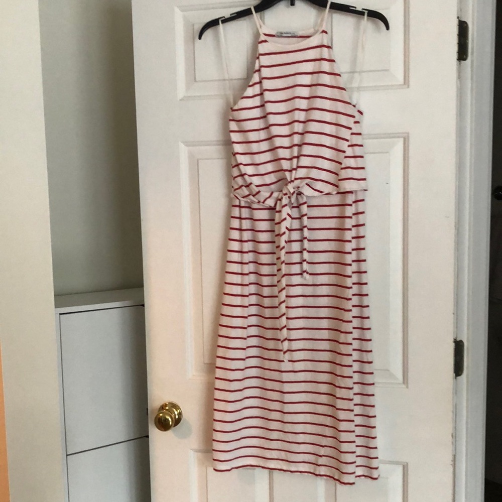 Lightweight fabric midi dress from Zara